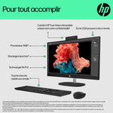 PC Tout-en-un HP 24-cr0090nf - Windows 11 - 23,8 FHD IPS - Ryzen 5 7520U - RAM 16Go - 512Go SSD - Clavier et souris sans fil
