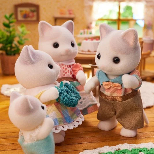 SYLVANIAN FAMILIES 5738 - La famille Chat Latté