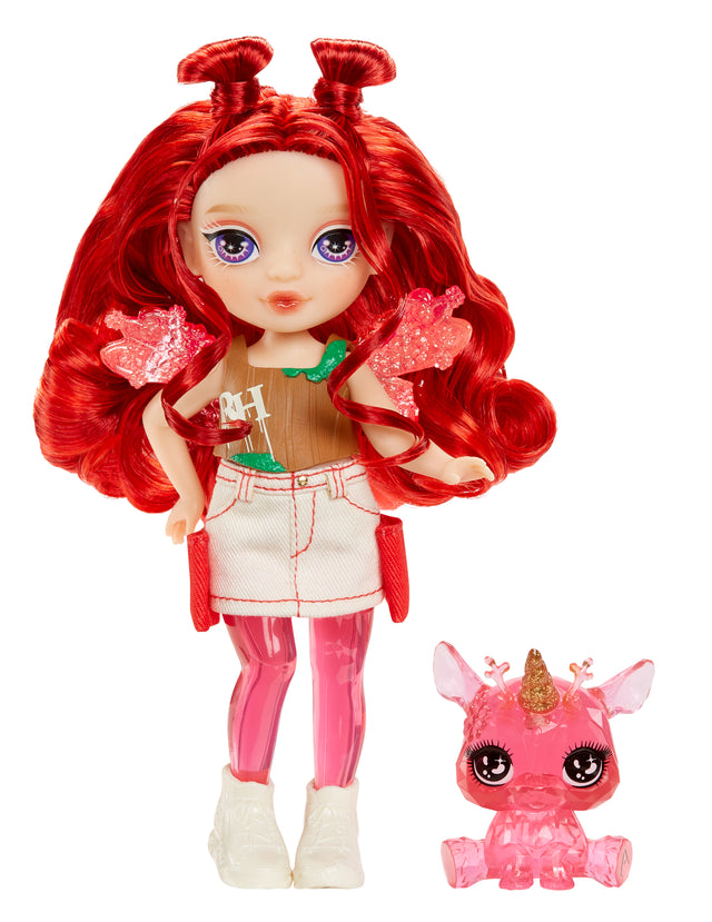 Rainbow High Littles Rainbow Fantasy Fairies Doll- Apple (Red)