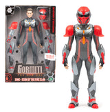 Figurine articulée - GORMITI - Scion avec armure Modele Feu - 27 cm - a partir de 4 ans - GRV034