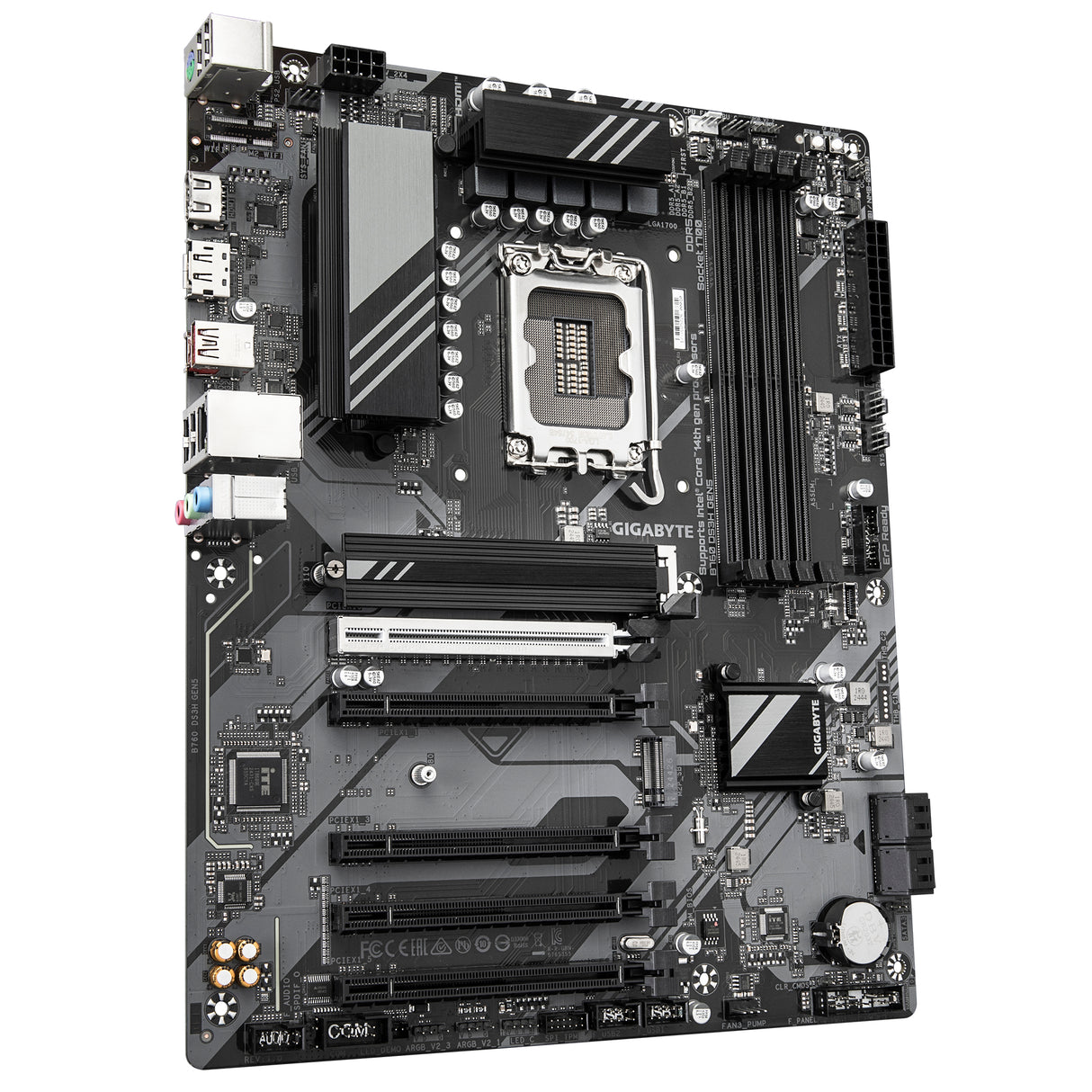 Carte mere - GIGABYTE - B760 DS3H GEN5 - Format ATX - Chipset Intel B760 - PCIe 5.0