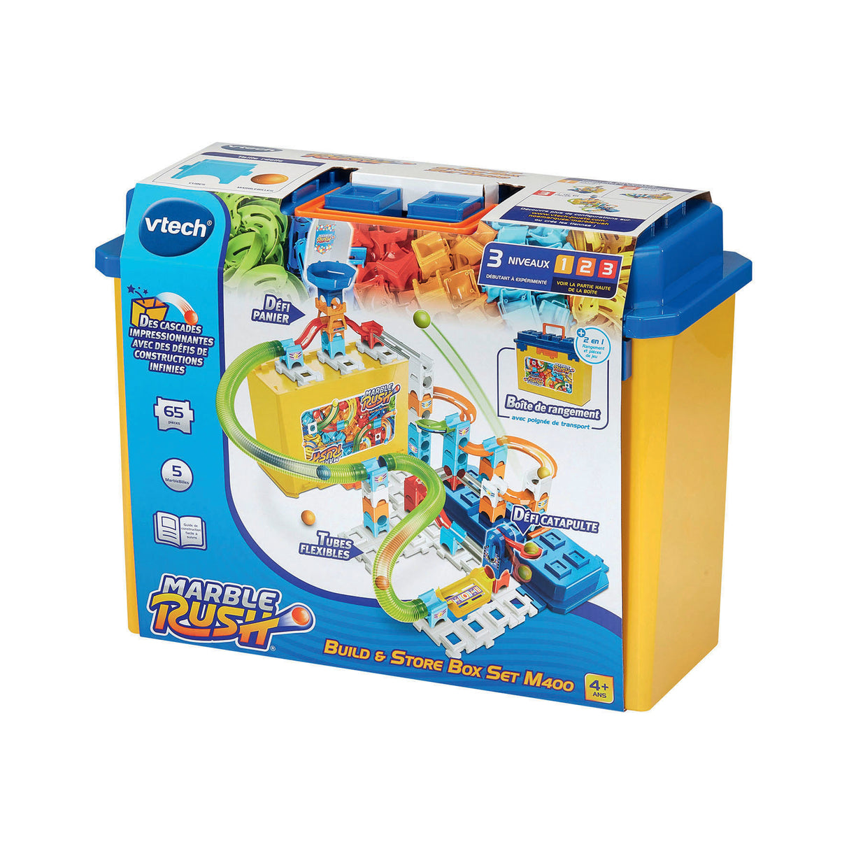 VTECH MARBLE RUSH - BUILD & STORE BOX SET M400