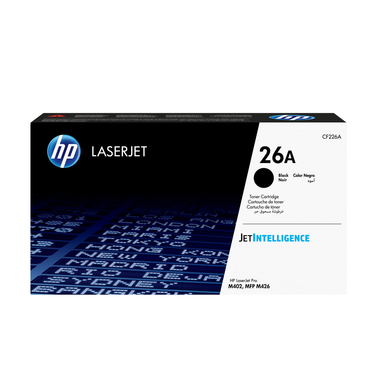 Cartouche de toner noir HP 26A authentique pour HP LaserJet Pro M402/MFP M426