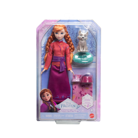 Disney La Reine des Neiges - Coffret Anna et le Louveteau - 4 accessoires - Disney Frozen - JFG17