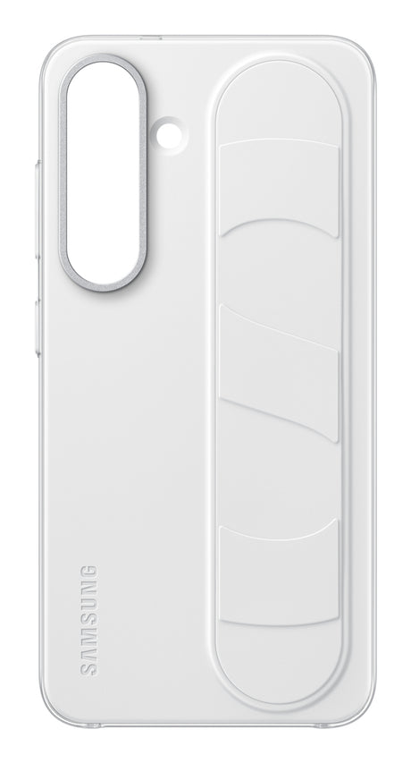Coque - Samsung - Galaxy S25 - Blanc - Fonction Support - Laniere Intťgrťe