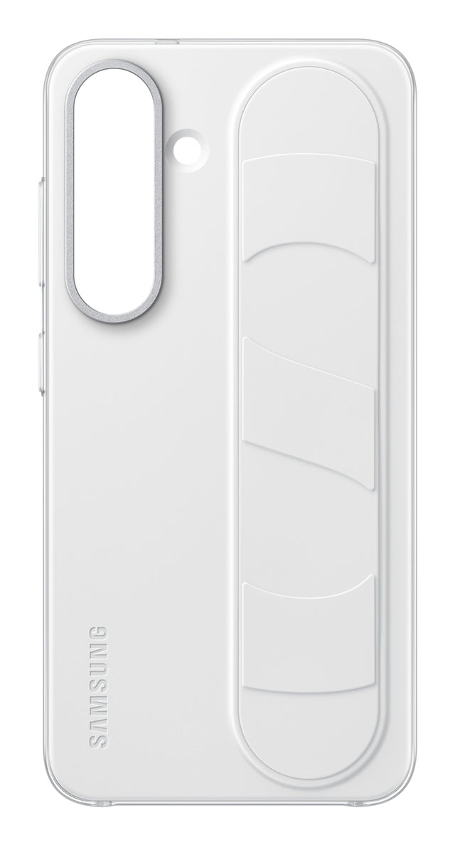 Coque - Samsung - Galaxy S25 - Blanc - Fonction Support - Laniere Intťgrťe