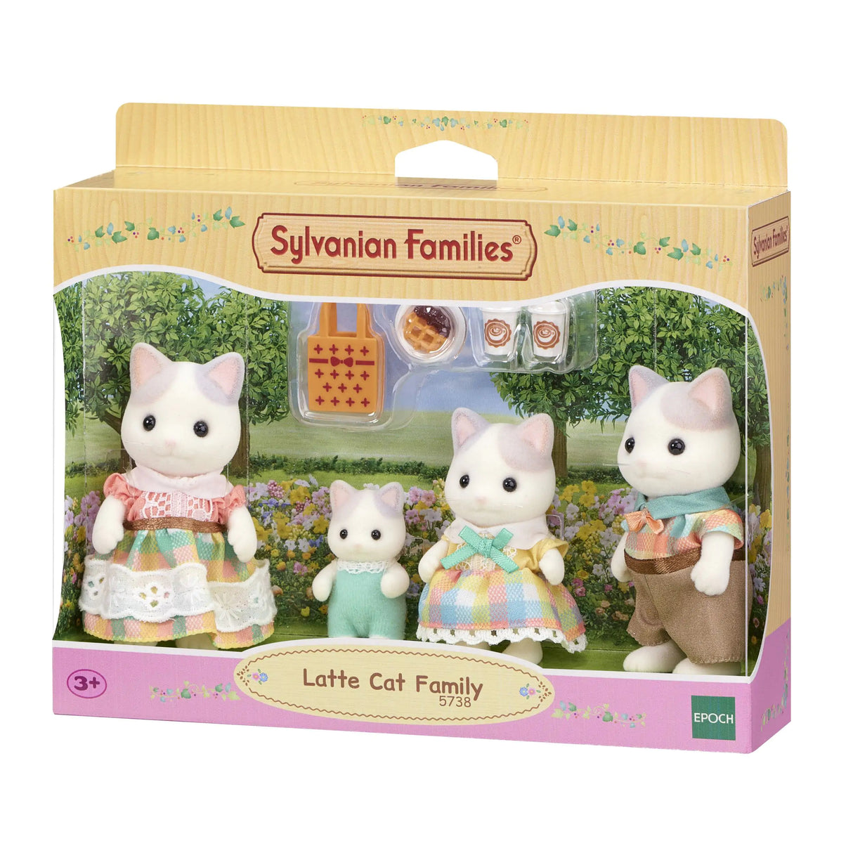 SYLVANIAN FAMILIES 5738 - La famille Chat Latté