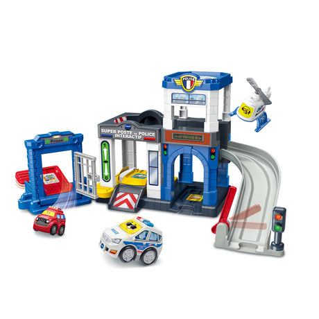 VTECH TUT TUT BOLIDES SERIE PRO - SUPER POSTE DE POLICE INTERACTIF (+ CHRIS, LIEUTENANT DE POLICE)