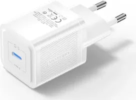 Chargeur secteur Vention GaN 1 port USB-C 20W (Blanc)