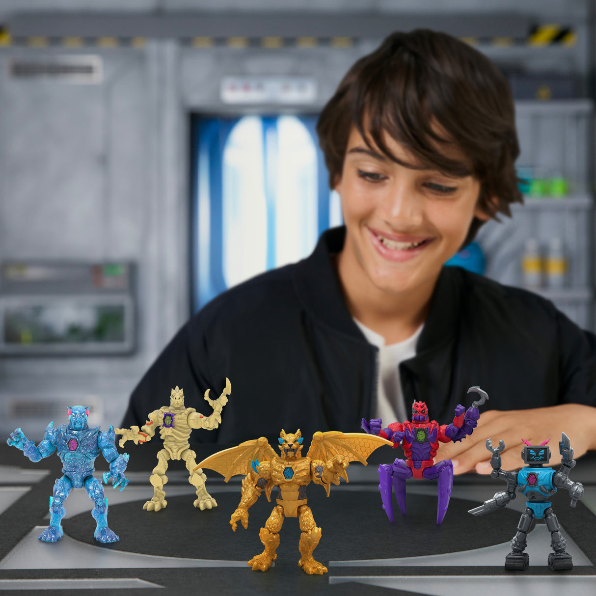 Pack de 2 figurines - MRBEAST LAB - Mix & Match - 2 FIG HYBRIDS + Moitié de figurine DRAGON