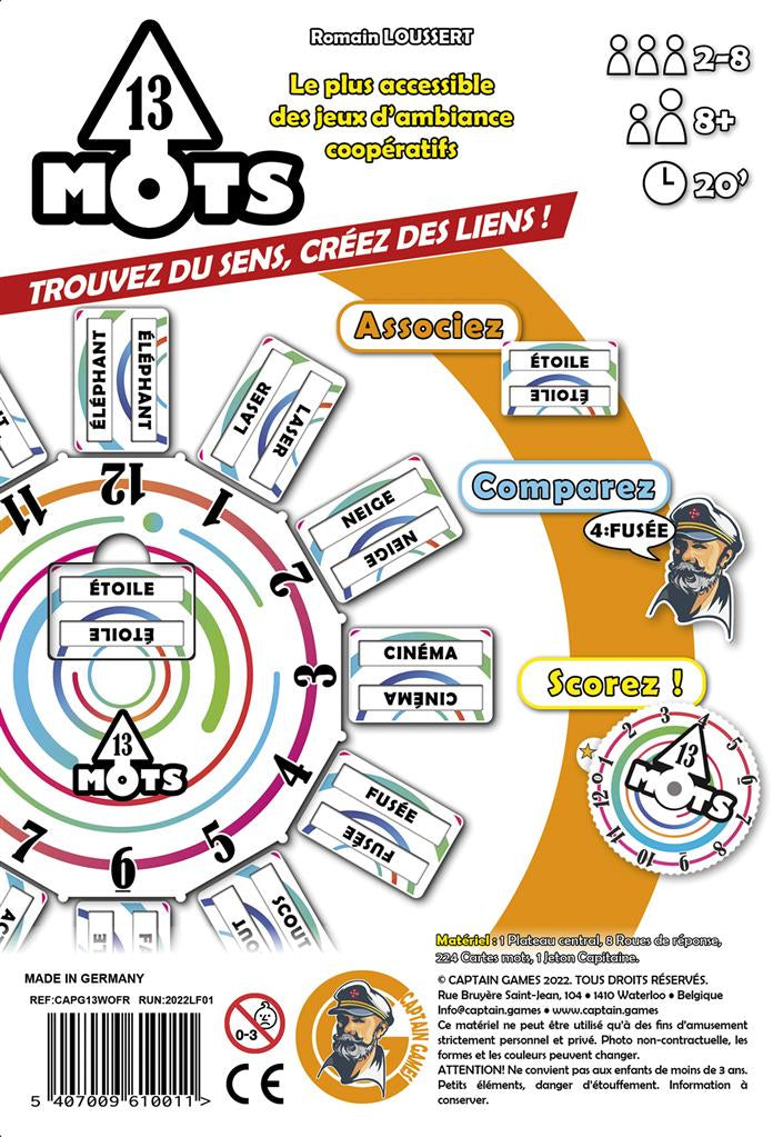 Jeu - 13 Mots