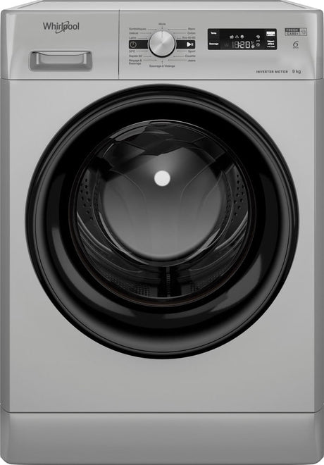 Lave-linge hublot WHIRLPOOL FFS9269SBFR - 9 kg - Induction - 60 cm - 1200 trs/min - Silver
