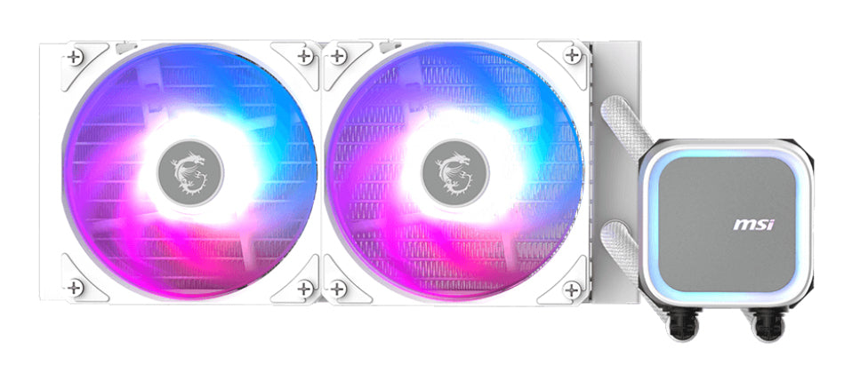 MSI - MAG CORELIQUID A13 240 - Kits de watercooling - 120 x 120 x 25 mm - Blanc