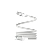c ble USB/USB-C magnétique, USB2,0 - 20V/3A 60W max, 1mètre blanc