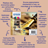 Cartouche d'encre EPSON 16 Jaune - Technologie d'impression Jet d'encre - Rendement jusqu'a 165 pages
