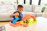Coffret Monster Trucks - JJN44 - Bone Shaker inclus - 4 pistes 15 cm - Lanceur et éléments repositionnables