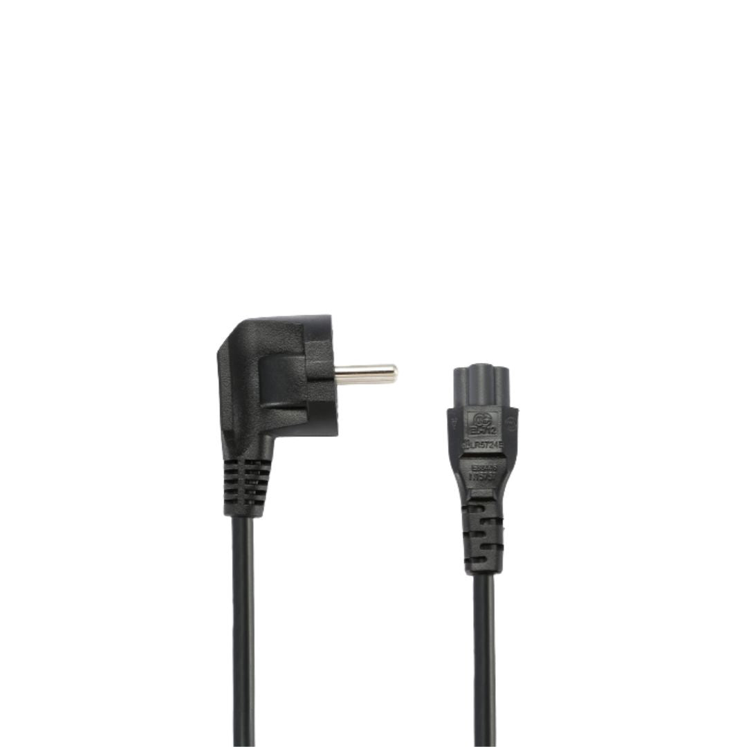 C ble alimentation secteur 3 p les IEC C5 - trèfle - pour PC portables Coloris n