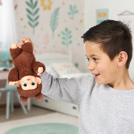 Peluche - LITTLE LIVE PETS - Mon bébé singe mini - Marron - Des 4 ans