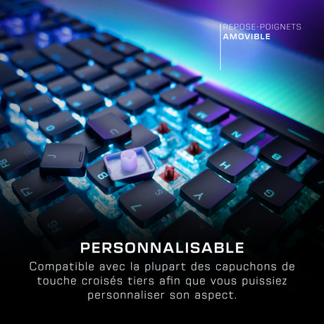 Clavier gaming PC optique et mécanique - TURTLE BEACH - Vulcan II Max - Noir