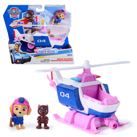 Véhicule et figurine - Stella - Search & Rescue - La Pat'Patrouille