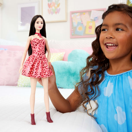 Fashionista - Fete rose leopard - Barbie - JJN59