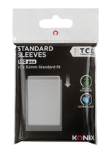 Protege-cartes - KONIX - Standard Sleeves - 100 pochettes - Compatible Magic The Gathering, Pokémon - Transparent