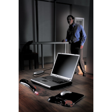 Kensington, Tapis de souris avec repose-poignet, Duo gel, Noir et rouge