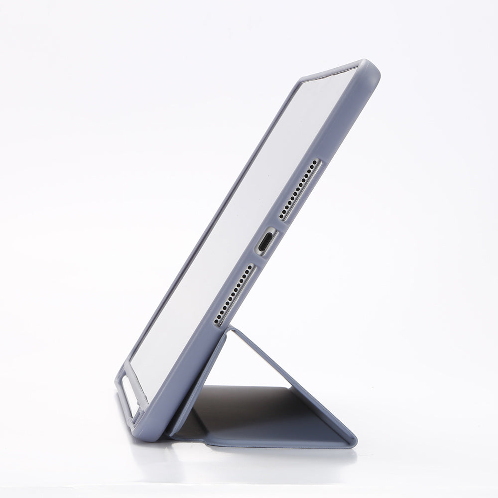 Etui folio WE pour tablette iPad 10.2 - Coloris violet/lila - Fonction support