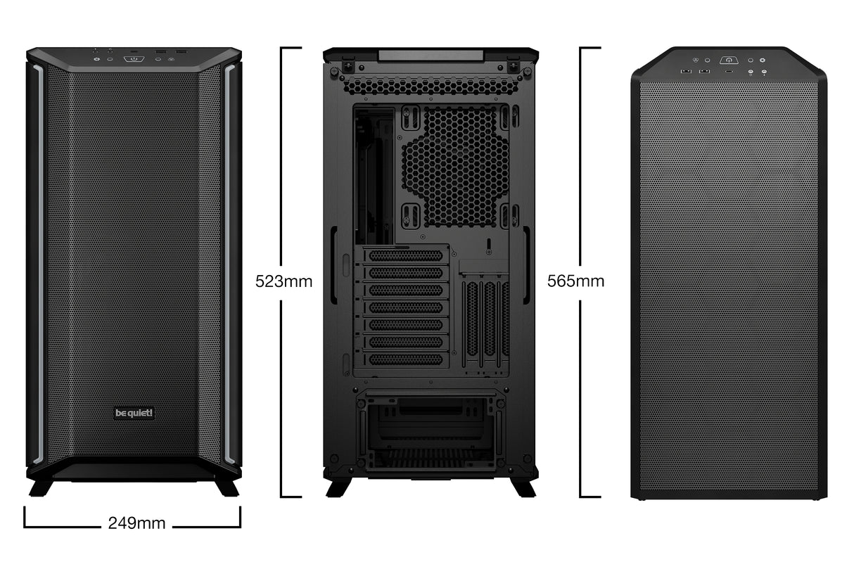 Boitier Moyen Tour ATX be quiet! Dark Base 701 RGB avec panneau vitré (Noir)