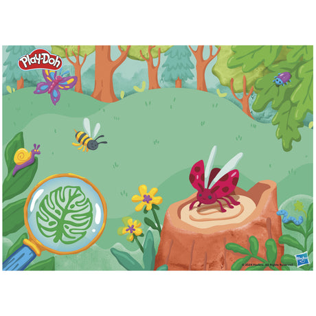 Play-Doh Mon petit microscope, pâte a modeler, 9 accessoires et 5 couleurs, loisirs créatifs, Classique, des 3 ans