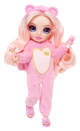Junior High Pyjama Party - Poupée mannequin articulée 22cm - Bella (rose) - Nombreux accessoires - a partir de 4 ans