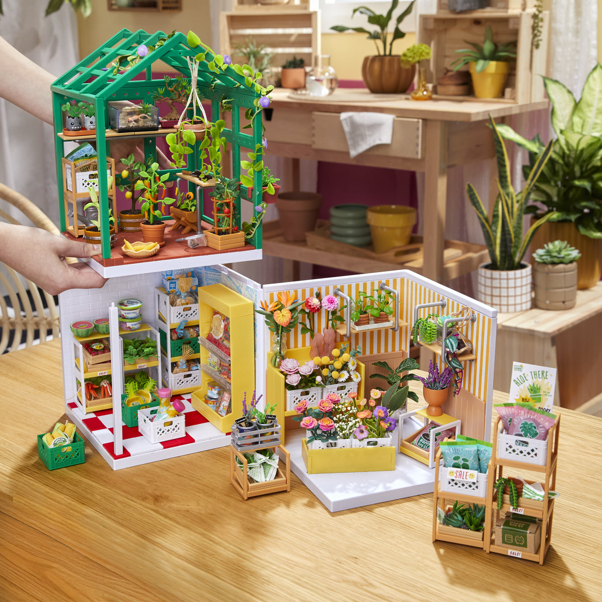 MGA's Miniverse - Spaces Starter Pack - Serre - Des 8 ans -  Jeu de construction - Personnalisation - DIY - Art créatif