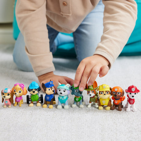 Coffret 10 figurines Pat' Patrouille 10eme anniversaire - PAW PATROL