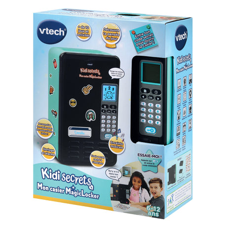 VTECH KIDISECRETS - MON CASIER MAGICLOCKER (BLEU/NOIR)