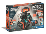 Clementoni - Robot Évolution 2.0 a assembler et programmer - 4 modes de jeu - Fabriqué en Italie