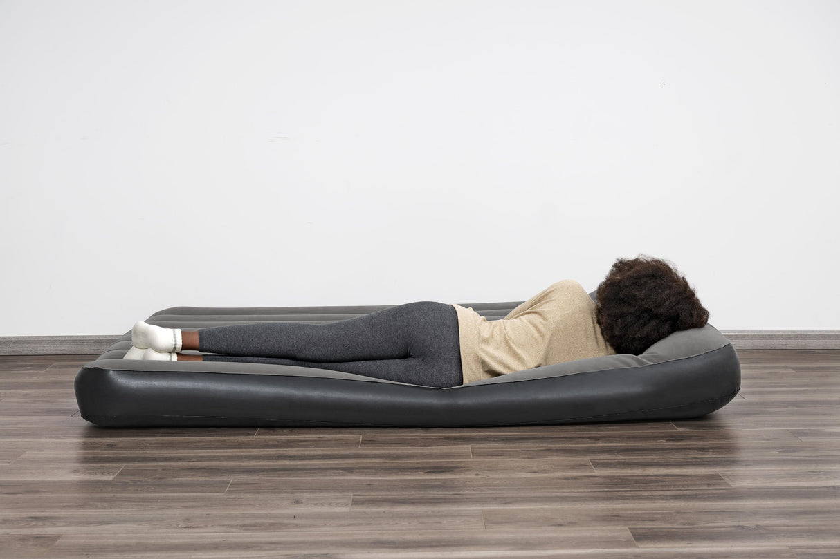 Matelas gonflable - BESTWAY - 671BQ - Tritech Twin - 1 personne, pompe USB intégrée, 1,88 m x 99 cm x 30 cm
