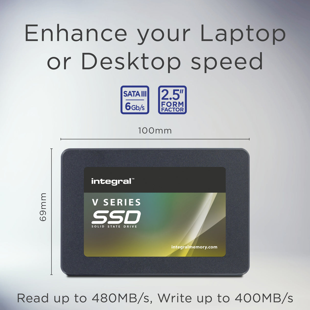 Disque SSD Integral V-Series V2 500Go - S-ATA 2,5"