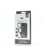We Coque de protection RUBBER APPLE IPHONE 12/12 PRO - Dos transparent contour m