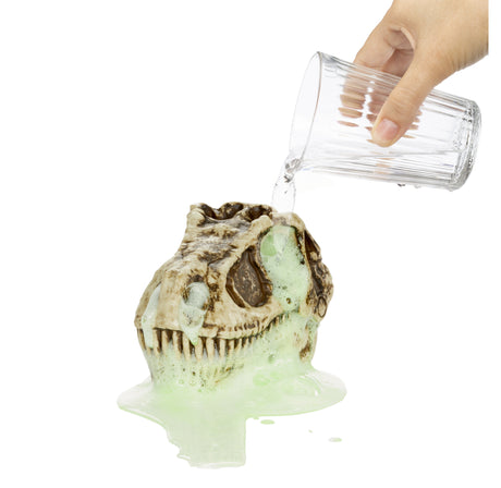 GrossMos - Tete de dinosaure géante - Découvre tes mini dinosaures dans le slime - 4 modeles a collectionner - Aléatoire
