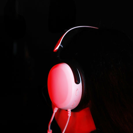 Casque gamer - KONIX - Circum-aural filaire Nexus - Nintendo Switch 2 - Haut-parleurs 40 mm - Micro - Jack 3.5 mm - Blanc