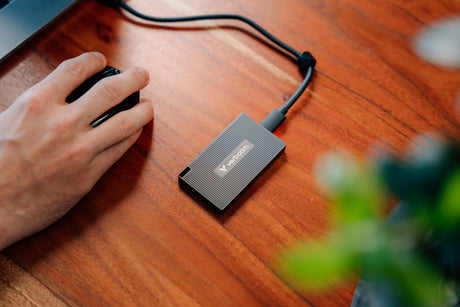 Disque SSD externe - VERBATIM - Metal Mini - 512 Go