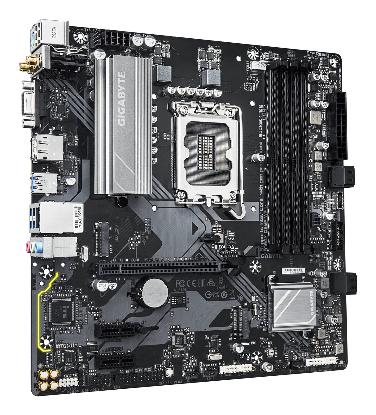 Carte Mère Gigabyte B760M D3HP WiFi6 DDR5 (Intel LGA 1700) Micro ATX