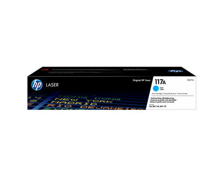 Cartouche de Toner Cyan Authentique HP 117A W2071A pour Laser 150 / HP Laser MFP 178/179