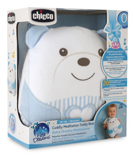 Peluche tendre Ourson - CHICCO - Bleu - Des la naissance