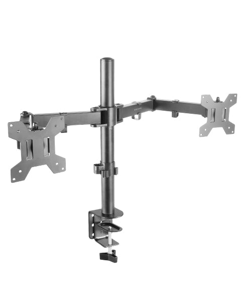 Support double-écran à fixer Mars Gaming MArm2 13"-27" (8kg max) (Noir)
