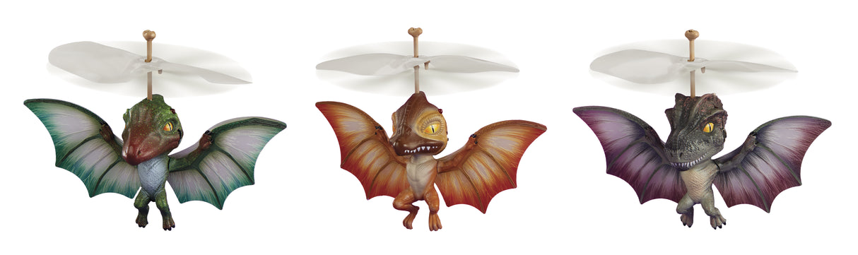 GrossMos Flying - Découvre ton dinosaure volant - Vert - 3 modeles a collectioner