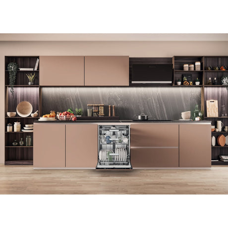 Lave-vaisselle tout encastrable HOTPOINT H7IHP40L - 15 couverts - 40 dB - Classe C - Maxi Space - tiroir a couverts