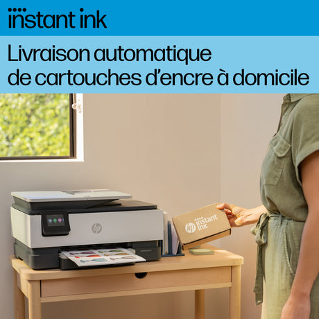 Imprimante tout-en-un HP OfficeJet Pro 8124e jet d'encre couleur avec 3 mois d'Instant Ink inclus avec HP+