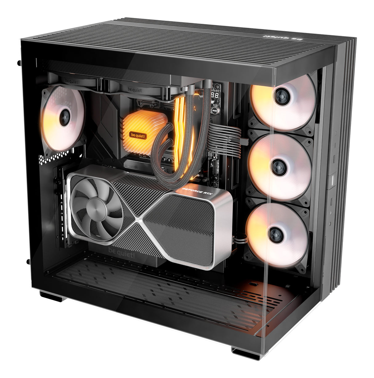 Boitier Moyen Tour ATX be quiet! Light Base 600 DX RGB avec panneaux vitrés (Noir)