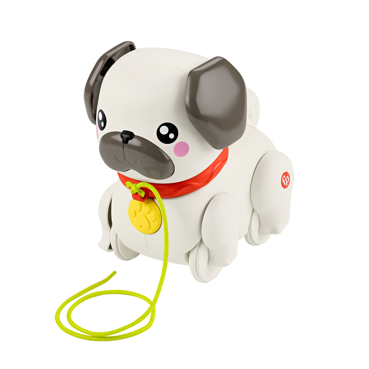 Fisher-Price Mon Carlin a promener - Jouet a tirer pour bébé - des 12 mois - HTW94